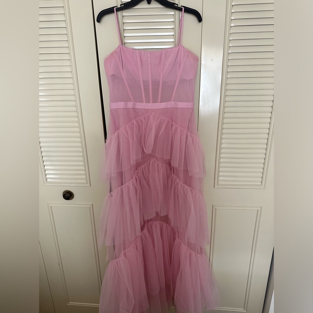 BCBG Corset Tulle Gown